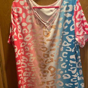 Rainbow Cheetah Print